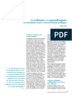 A Avaliação e A Aprendizagem - Jorge Pinto