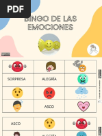 Bingo de Las Emociones