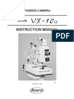 Kowa Ophthalmic Diagnostics VX 10a Manual