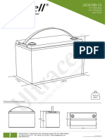 12V 100ah 12V 115ah Solar Series: Technical Dimensions (MM)