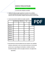 Relatório Visita de Estudo