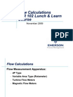 BLR102 Flow Calculations