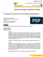 La Sociedad Del Rendimiento en Estupor y Temblor