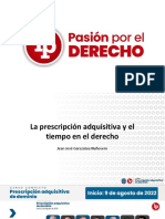 La Prescripción Adquisitiva y El Tiempo en El Derecho PDF Gratis