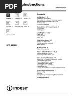 Manual de Instruções Indesit DFP 2631M (Português - 84 Páginas)