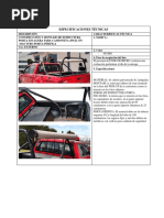 Esp. Téc. Estructuras Metalicas Camionetas