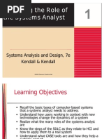 Assuming The Role of The Systems Analyst