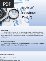 Presentation5.1 - Audit of Investments (Part 2)