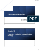 Chapter 10 - Integrated Marketing Communication Strategy