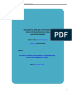 Documento Base de Contratación para Contratacion de Obras Licitación Pública