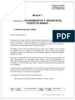 Modulo 1 Guia de Procedimientos A Seguir en El Puente de Mando