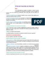 CONCEPTOS DE FIJACIÓN DE PRECIOS Cap 19