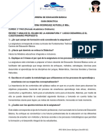 Guía Didáctica para Analizar El Sílabo de Didáctica