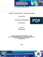 Evidencia 4 Ejercicio Practico Declaracion de Cambio