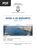 Avisos A Los Navegantes: MARZO - 2022