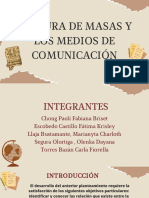 Cultura de Masas y Medios de Comunicación