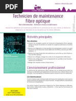 Technicien Maintenance Fibre Optique