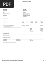 Apple Store : Invoice Receipt