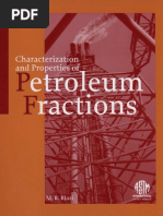 Characterization and Properties of Petroleum Fractions Excerpts