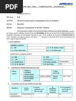 Informe Mensual Noviembre - Comunicación 1º-5º