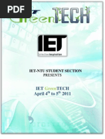 IET GreenTECH 2011 Proposal