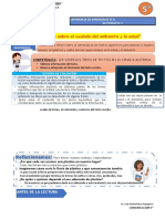 Leemos Textos Sobre El Cuidado Del Ambiente y La Salud ACT 02 III BIMESTRES