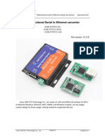 Multifunctional Serial To Ethernet Converter: (USR-TCP232-E2) (USR-TCP232-ED2) (USR-TCP232-410) File Version: V1.0.9