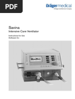 Dräger Savina - User Manual