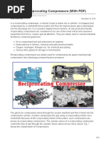 Basics of Reciprocating Compressors With PDF