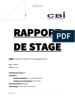 Rapport de Stage: Sujet: Etude Et Création D'une Topologie Réseau