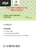 3.1. O Nosso Deus A Nossa Fe