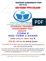 f3 Mid Term 2 Exams S.P.A.T