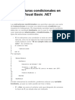 5 - Estructuras Condicionales en Visual Basic