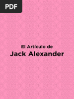 El Arti Üculo de Jack Alexander