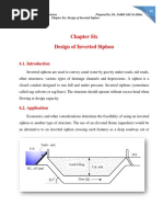 Chapter Six Design of Inverted Siphon