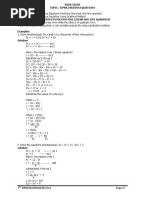 Holiday Math Work For Grade 11