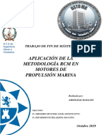 Aplicación de La Metodolo RCM en Motores de Propulsion Marina