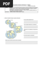 Evaluacion Placas Tectonicas 7mo