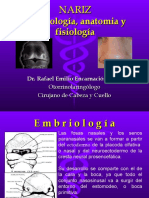 Embriologia, Anatomia y Fisiologia de La Nariz