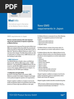 Med-Info: New Qms Requirements in Japan