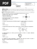 Evaluacion Historia 2 Geografia