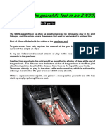 Improving The Gearshift Feel in An SW20.: Part One