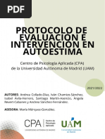 Protocolo de Evaluación e Intervención en Autoestima (CPA-UAM)