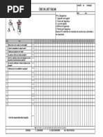 Check List - Talha - Mensal