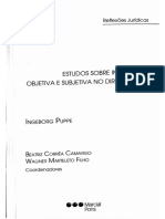 Estudos Sobre Imputação Objetiva e Subjetiva No Direito Penal (Ingeborg Puppe)