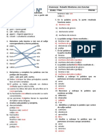 1º Sec. Actividad Palabra, Lexema, Morfema Tarea Hecha