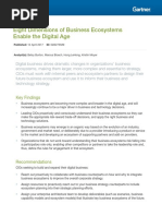 Eight Dimensions of Business Ecosystems Enable The Digital Age