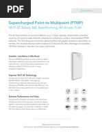 Supercharged Point-to-Multipoint (PTMP) : Wi-Fi 6E-Based, 8x8, Beamforming, A6 Access Point