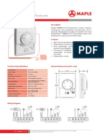 MP806FCT-CO: Fan Coil Unit On/Off Thermostat