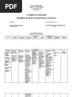 Curriculum Map Discipline in Ideas in Social Science Grade 11